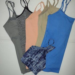 Tops Cortos Para Mujer Lote de Camisola Sin Mangas Camiseta De Entrenamiento